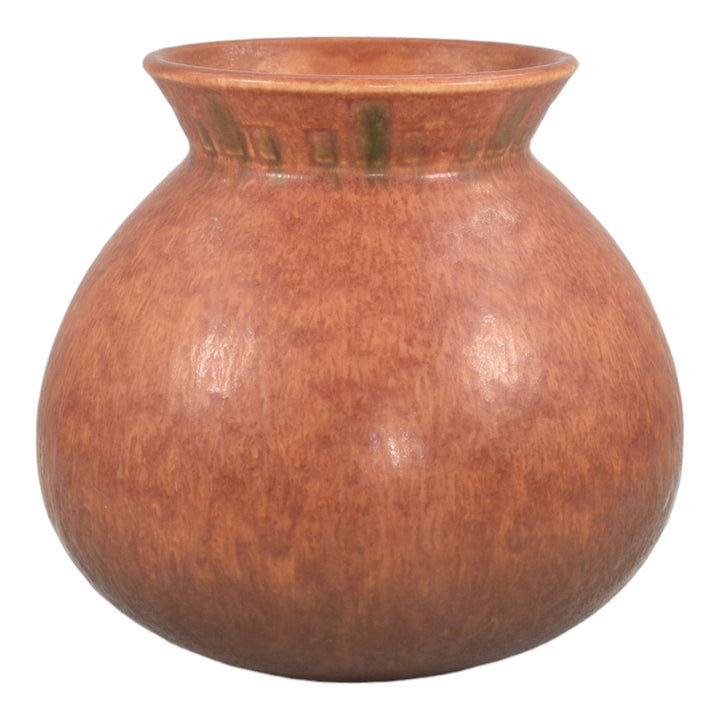 Roseville Windsor Brown 1931 Vintage Art Pottery Ceramic Flower Vase 547-6