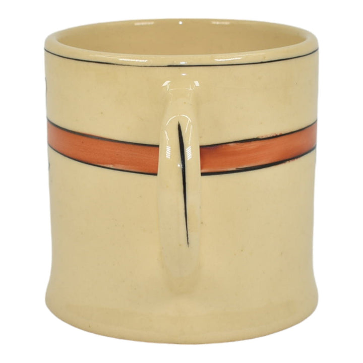 Roseville Juvenile Creamware 1910 Art Pottery Sunbonnet Sue Two Handled Mug