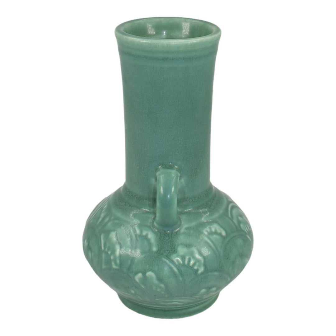 Rookwood 1929 Vintage Art Deco Pottery Matte Green Ceramic Vase 6102