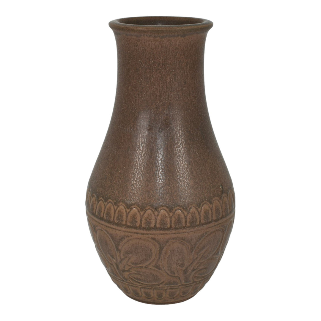 Rookwood 1926 Vintage Arts And Crafts Pottery Brown Ceramic Flower Vase 2896