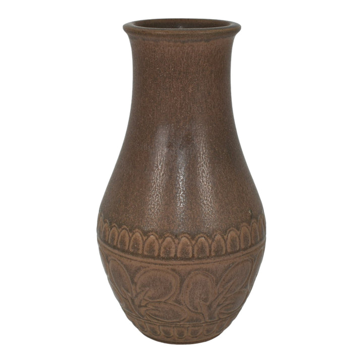 Rookwood 1926 Vintage Arts And Crafts Pottery Brown Ceramic Flower Vase 2896