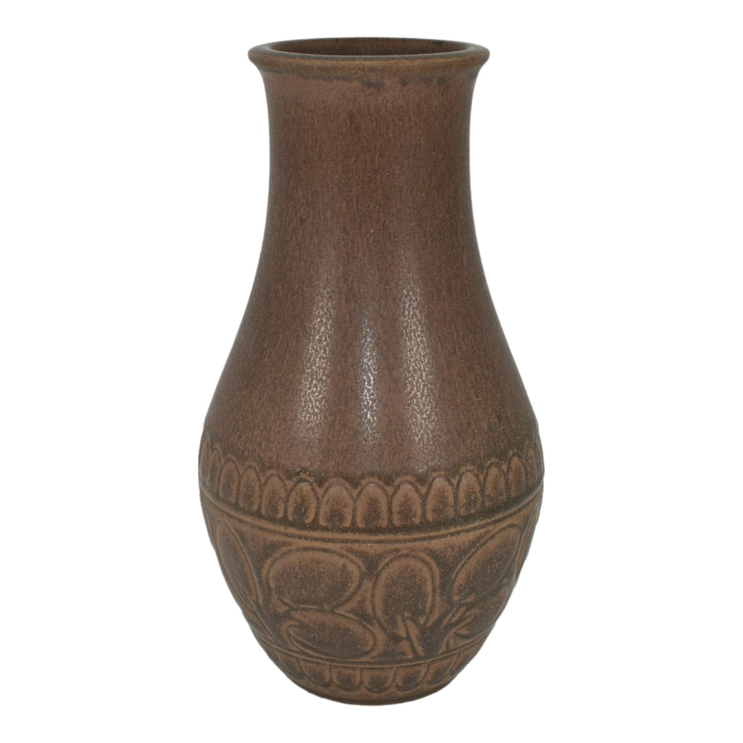 Rookwood 1926 Vintage Arts And Crafts Pottery Brown Ceramic Flower Vase 2896