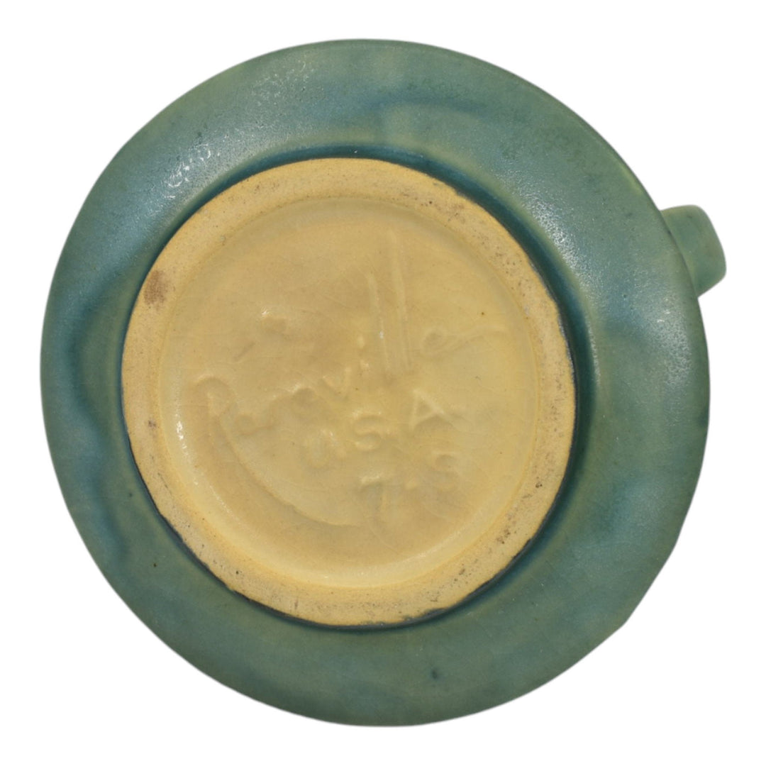 Roseville Zephyr Lily Green 1946 Mid Century Modern Art Pottery Sugar Bowl 7-S