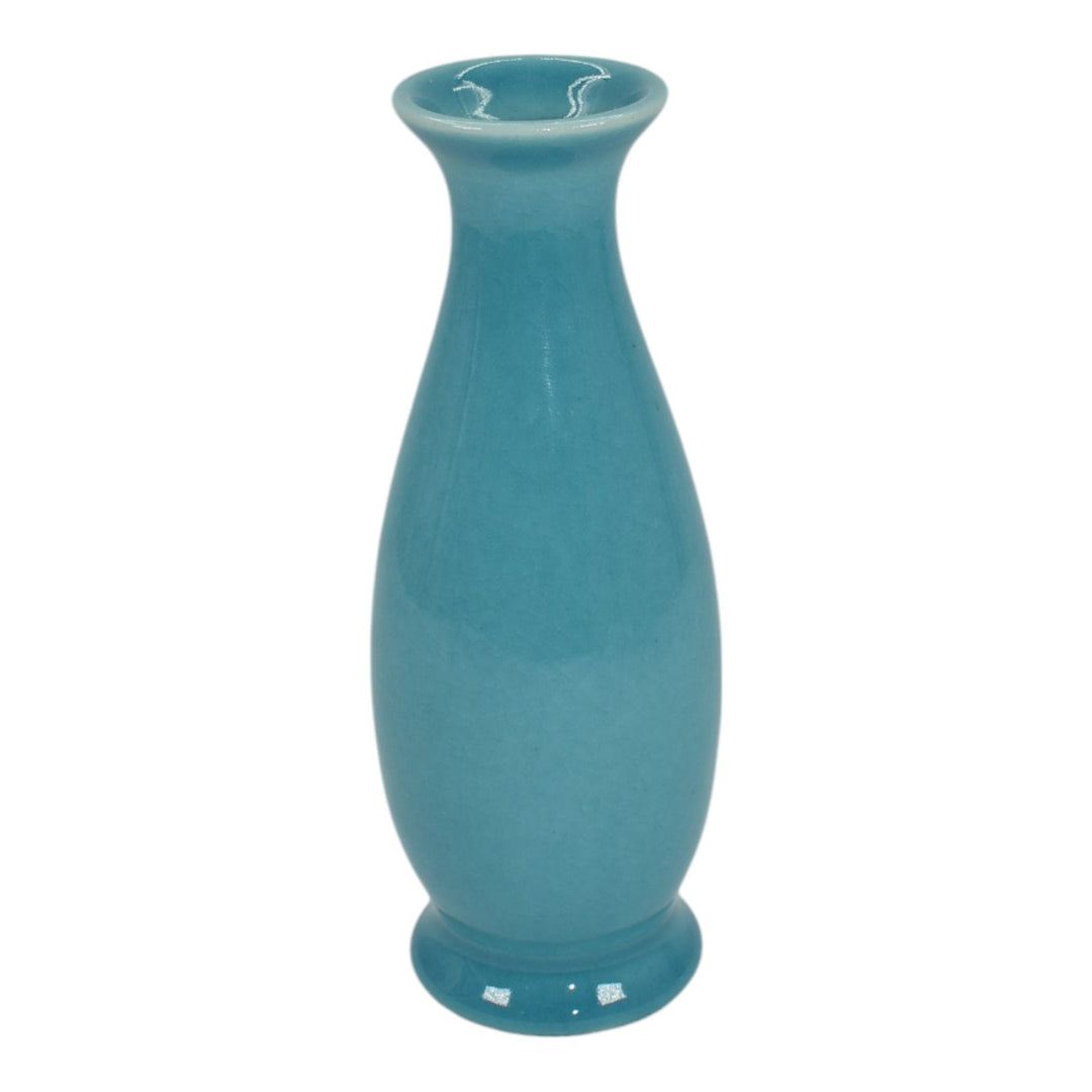 Rookwood 1946 Vintage Mid Century Modern Art Pottery Blue Ceramic Vase 357F