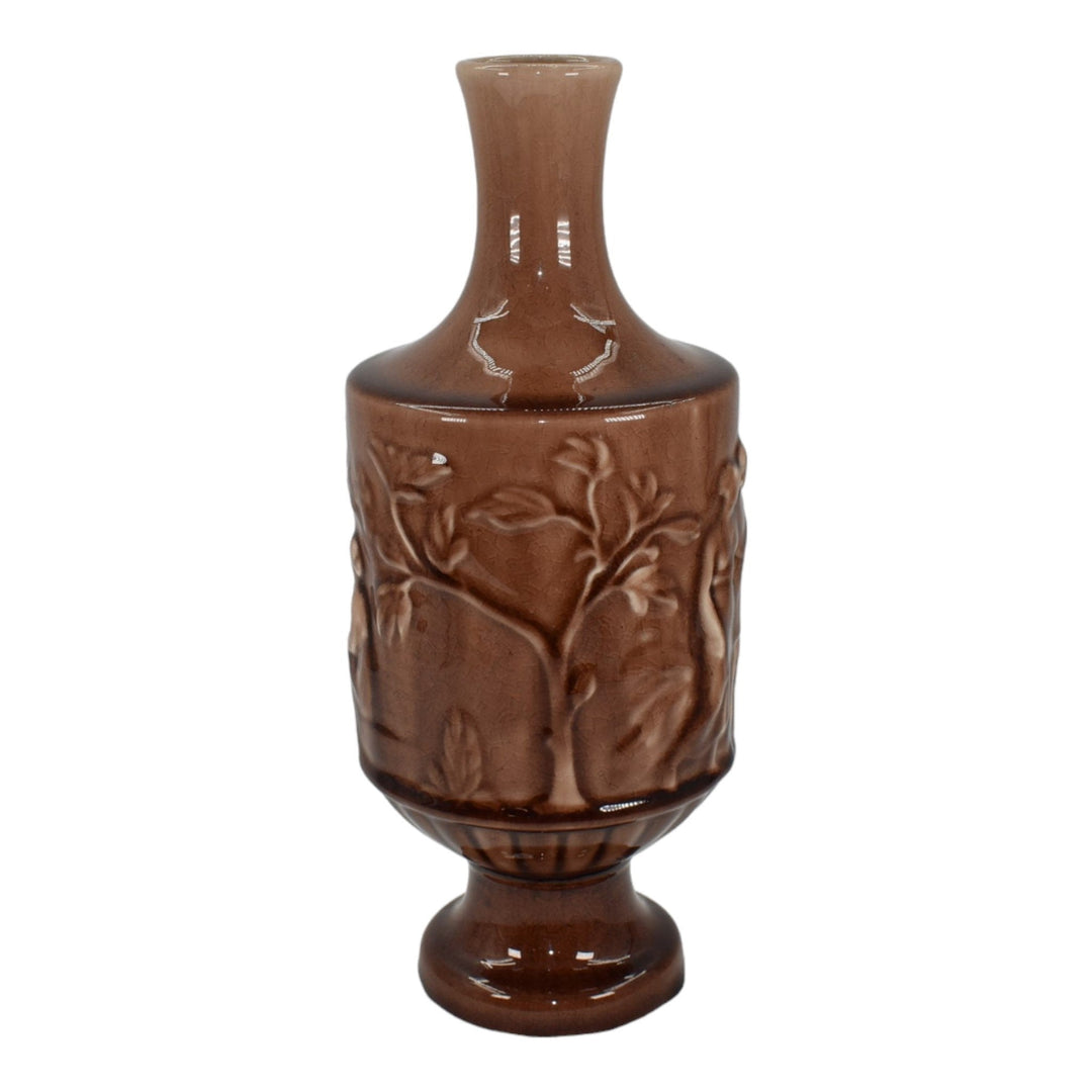 Rookwood 1946 Art Pottery High Glaze Brown Greek Figural Scene Ewer Jug 6791