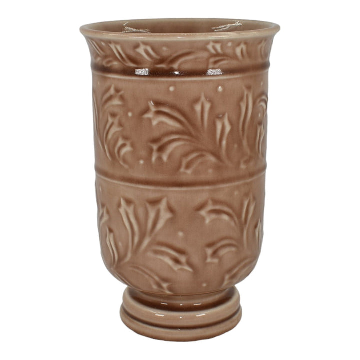 Rookwood 1945 Vintage Mid Century Modern Pottery Celadon Brown Ceramic Vase 6894