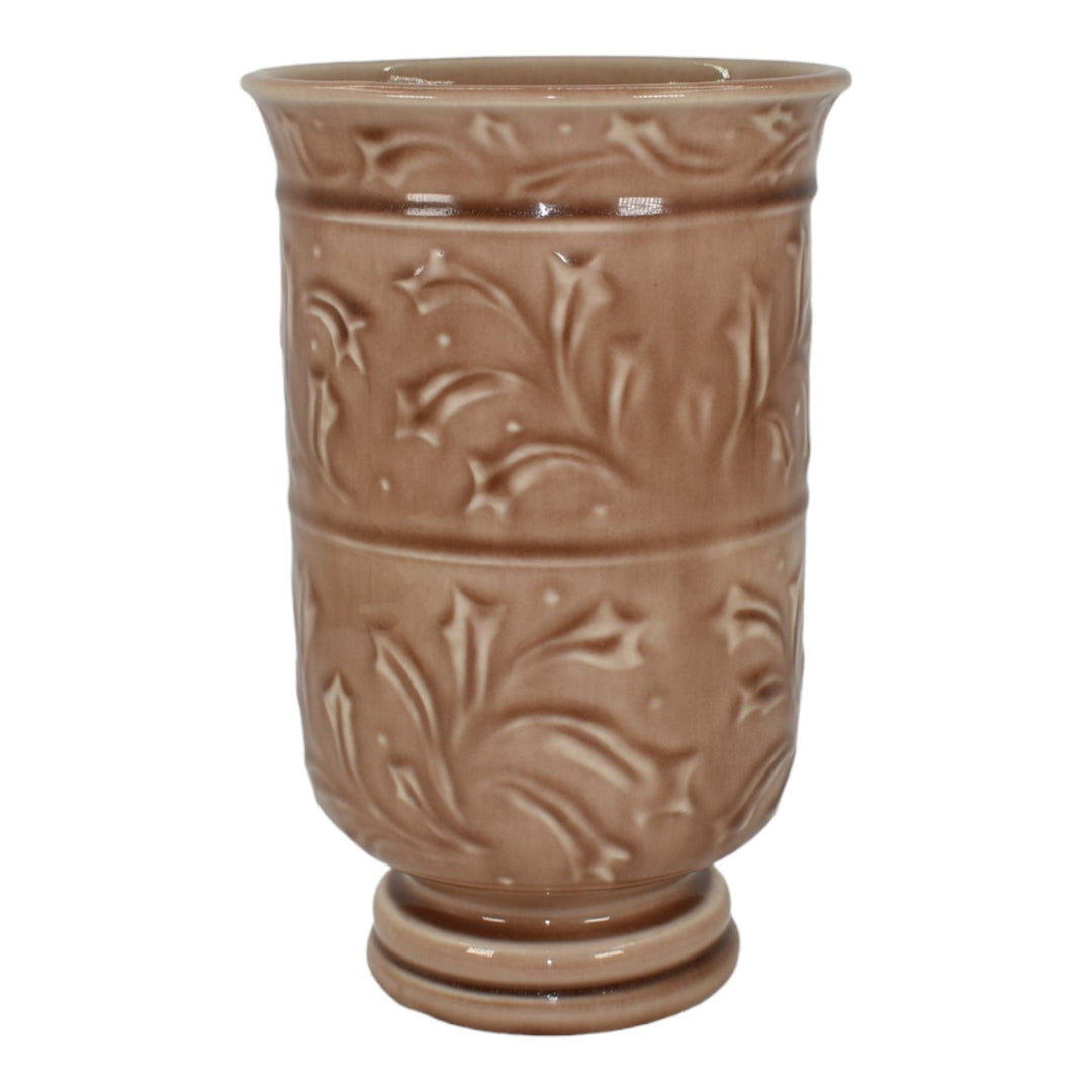 Rookwood 1945 Vintage Mid Century Modern Pottery Celadon Brown Ceramic Vase 6894