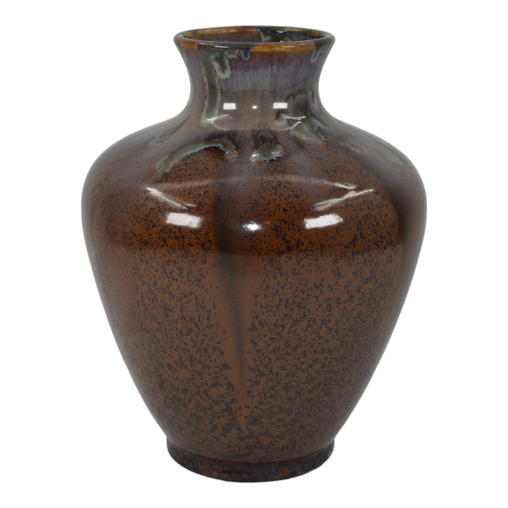 Rookwood 1932 Vintage Art Pottery Brown Glaze Effect Ceramic Vase 6311