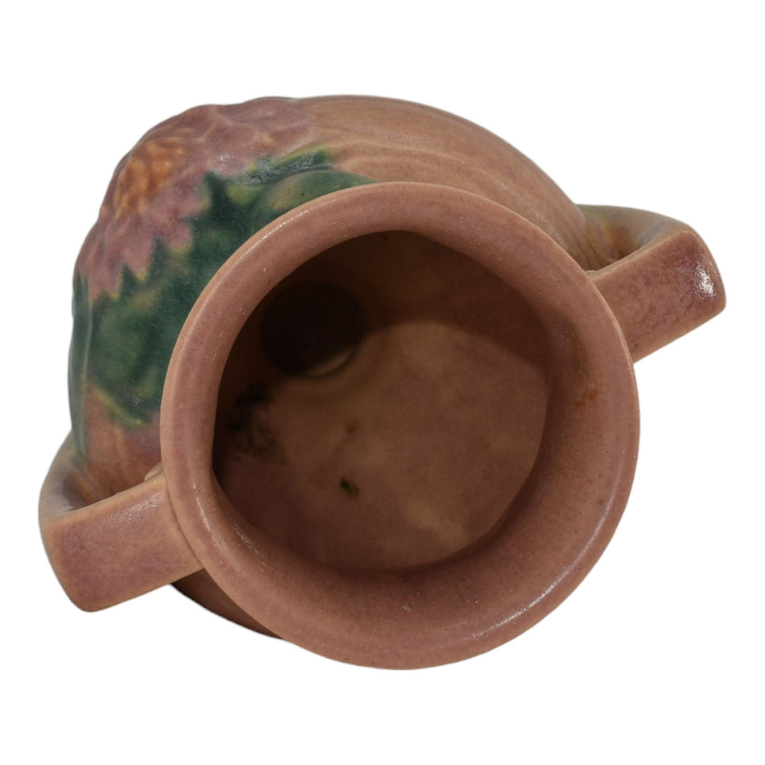 Roseville Water Lily Pink 1943 Mid Century Modern Art Pottery Ceramic Vase 174-6
