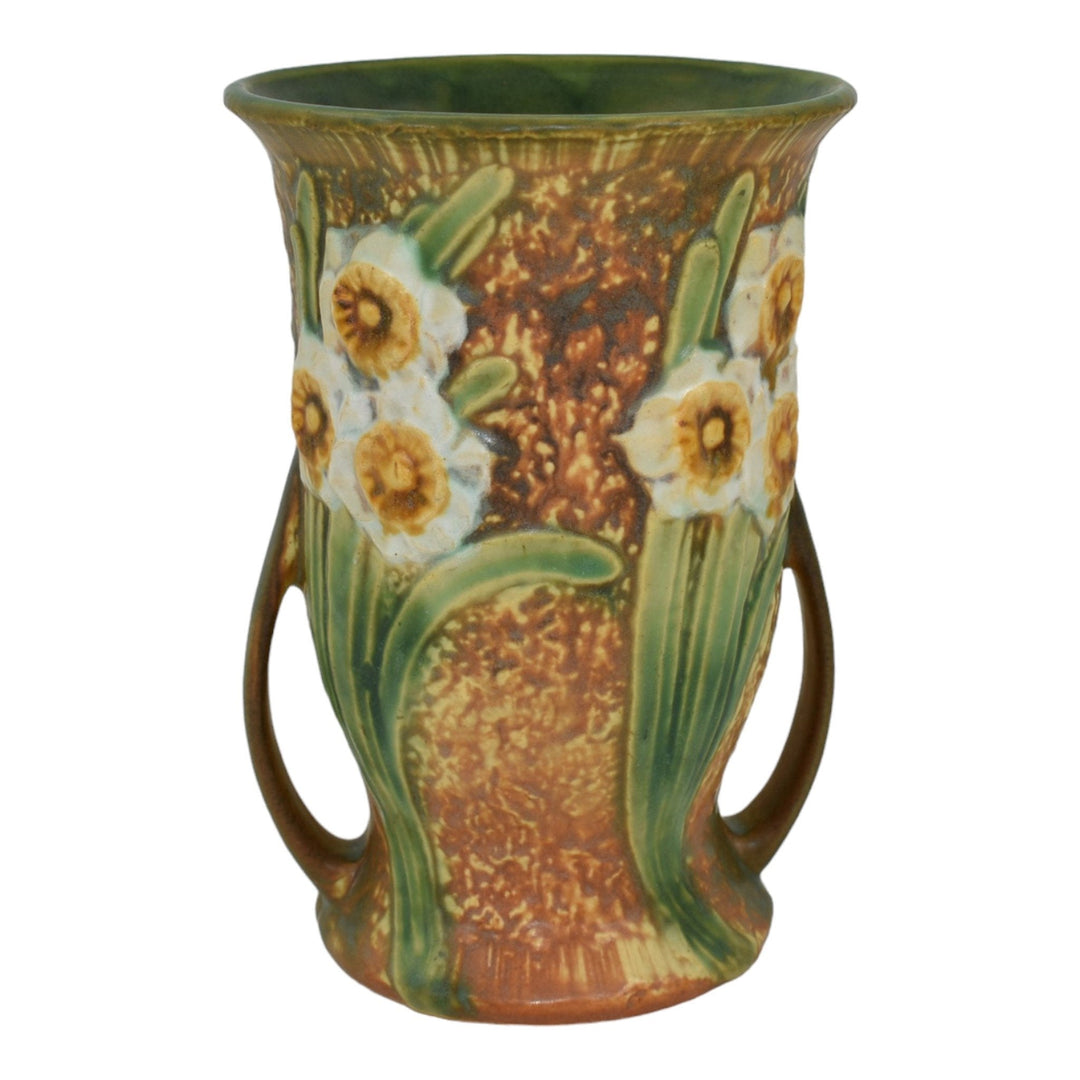 Roseville Jonquil 1931 Vintage Arts And Crafts Pottery Ceramic Flower Vase 541-7