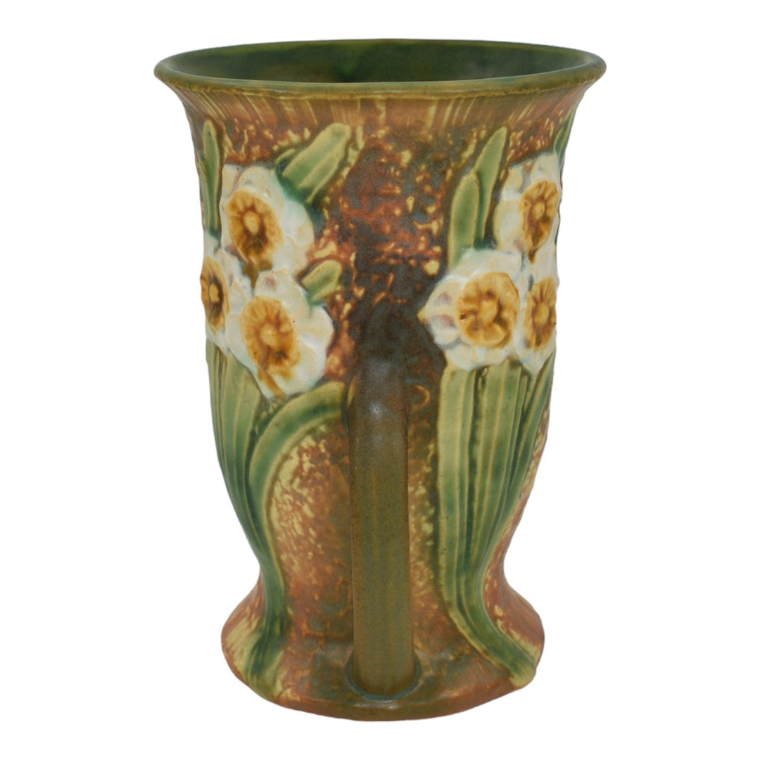 Roseville Jonquil 1931 Vintage Arts And Crafts Pottery Ceramic Flower Vase 541-7