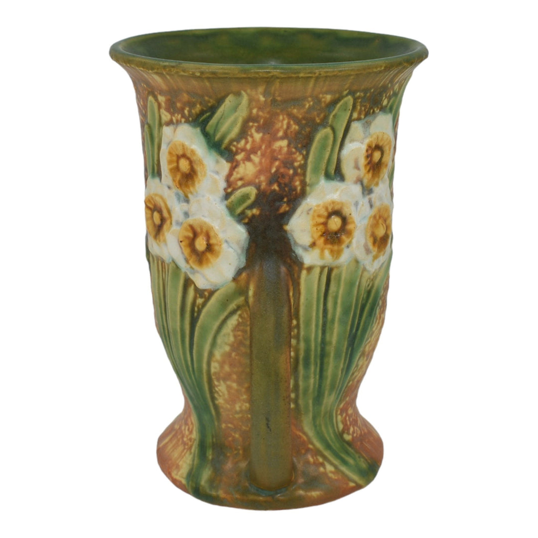 Roseville Jonquil 1931 Vintage Arts And Crafts Pottery Ceramic Flower Vase 541-7