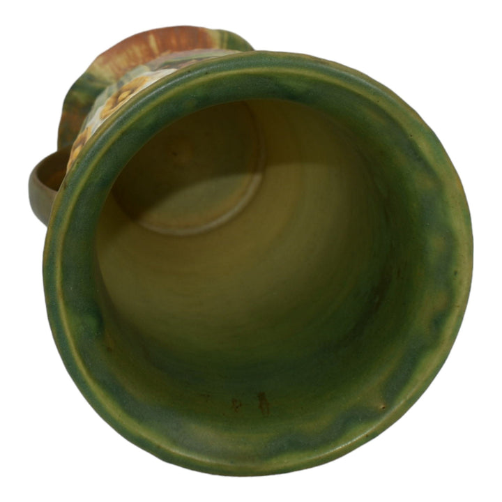 Roseville Jonquil 1931 Vintage Arts And Crafts Pottery Ceramic Flower Vase 541-7