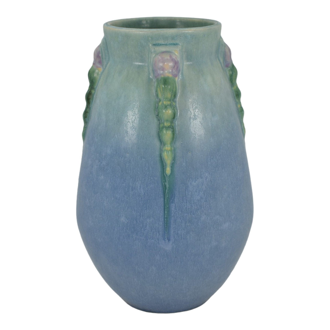 Roseville Topeo Blue 1934 Vintage Art Deco Pottery Ceramic Vase 662-9