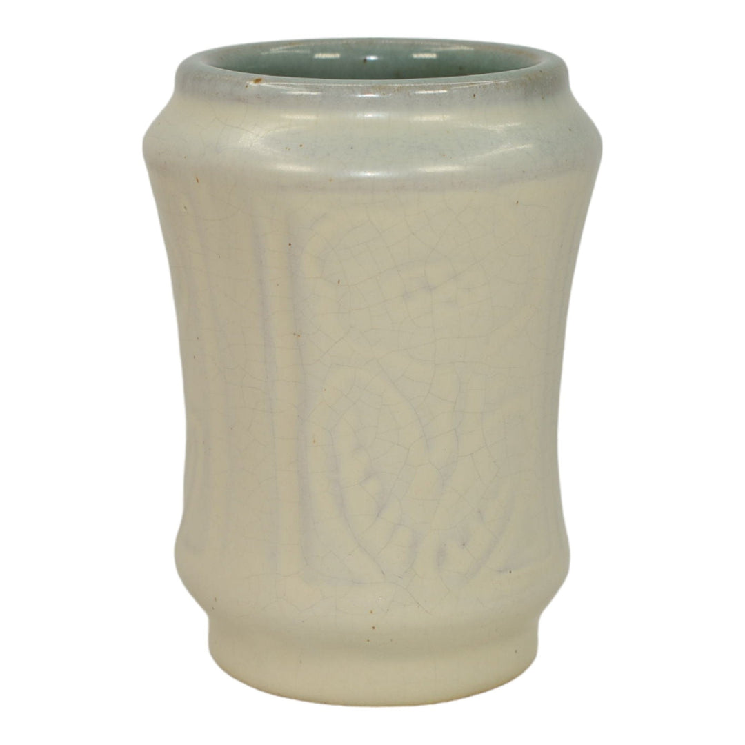 North Dakota School of Mines UND Vintage Art Pottery White Floral Ceramic Vase - Just Art Pottery