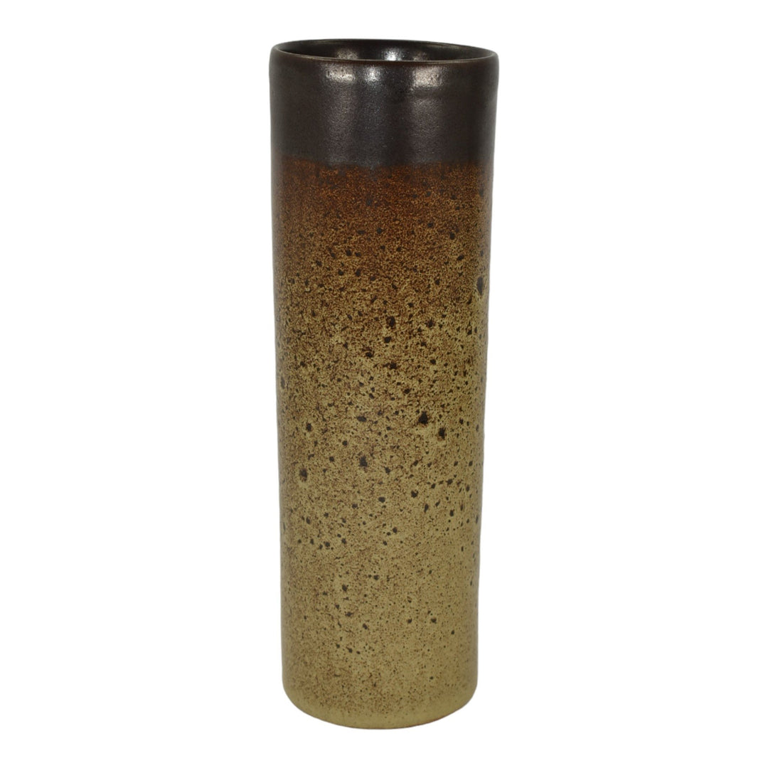 Pigeon Forge Tennessee Mid Century Modern Pottery Brown Ceramic Vase Ferguson - Just Art Pottery