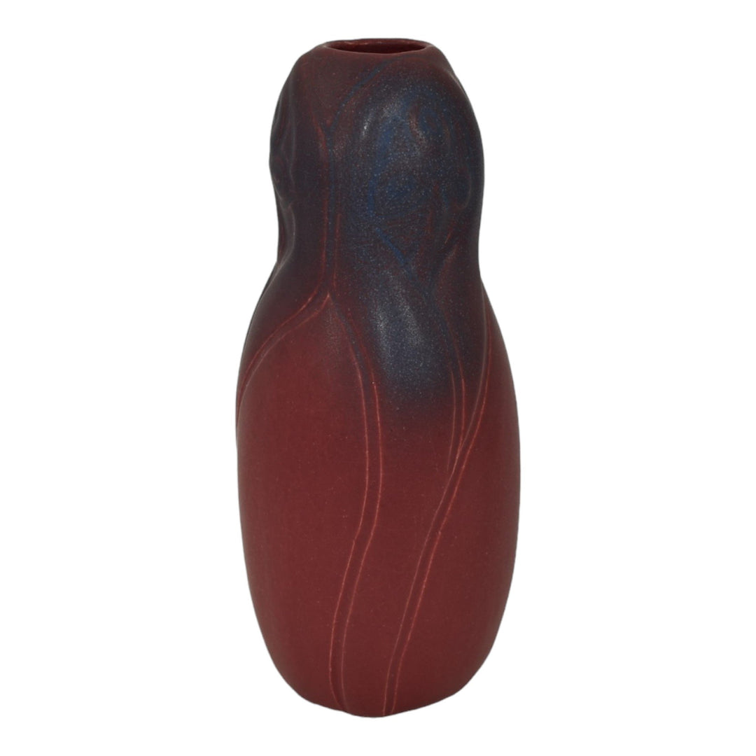 Van Briggle USA 1922-26 Vintage Art Pottery Mulberry Spiderwort Ceramic Vase 841 - Just Art Pottery