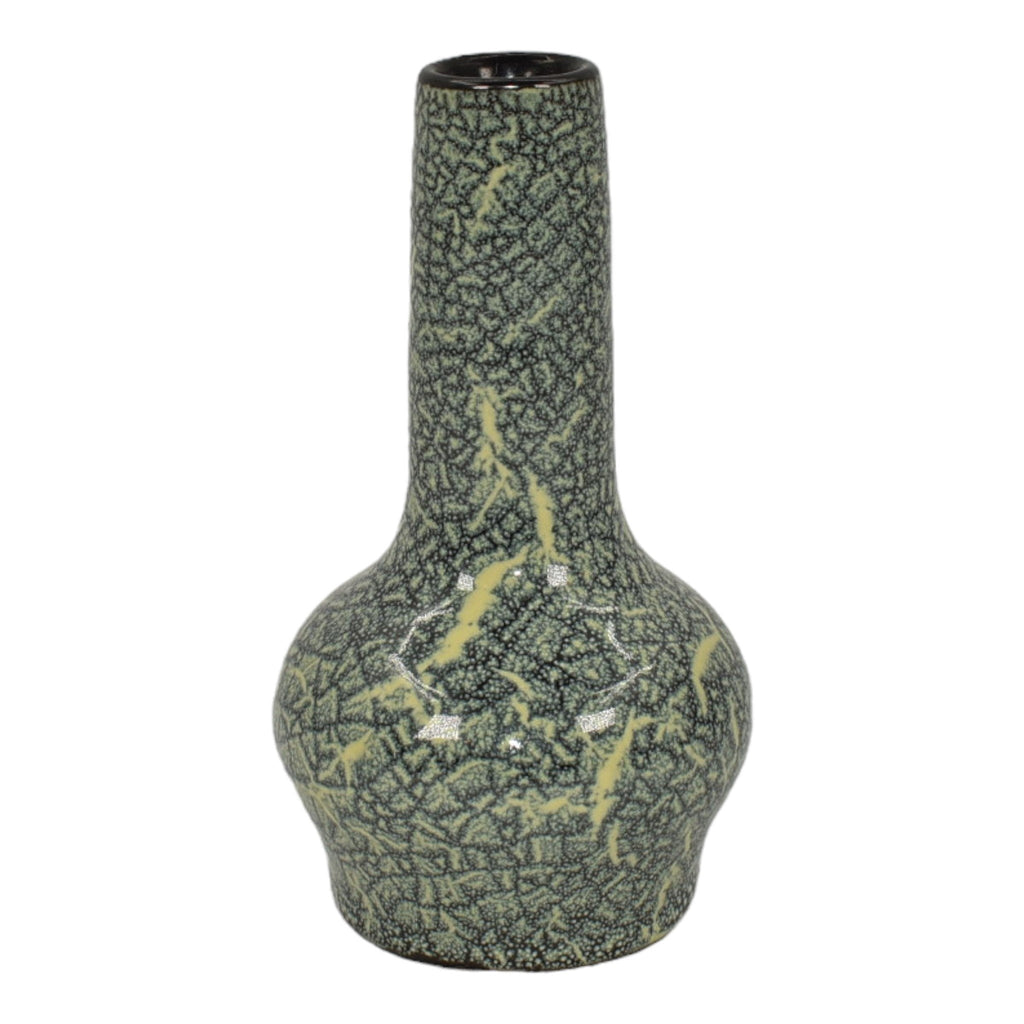 Scalloped Edge Green Glass 8