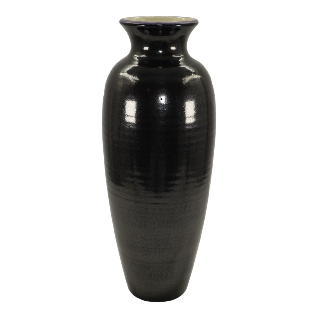 Santa Barbara Ceramic Design 1981 Art Pottery Hand Painted Columbine Vase Cosca - Just Art Pottery