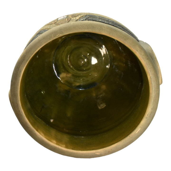 Roseville Mostique Gray 1916 Vintage Pottery Ceramic Jardiniere Pedestal 622-12 - Just Art Pottery