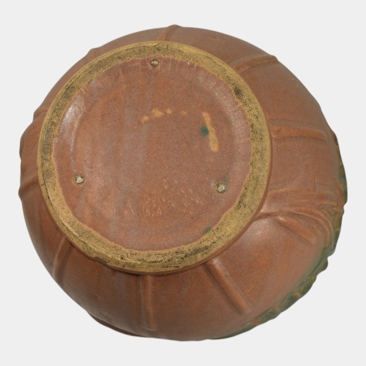McCoy 1930s Vintage Art Pottery Leaves Berries Large Jardiniere