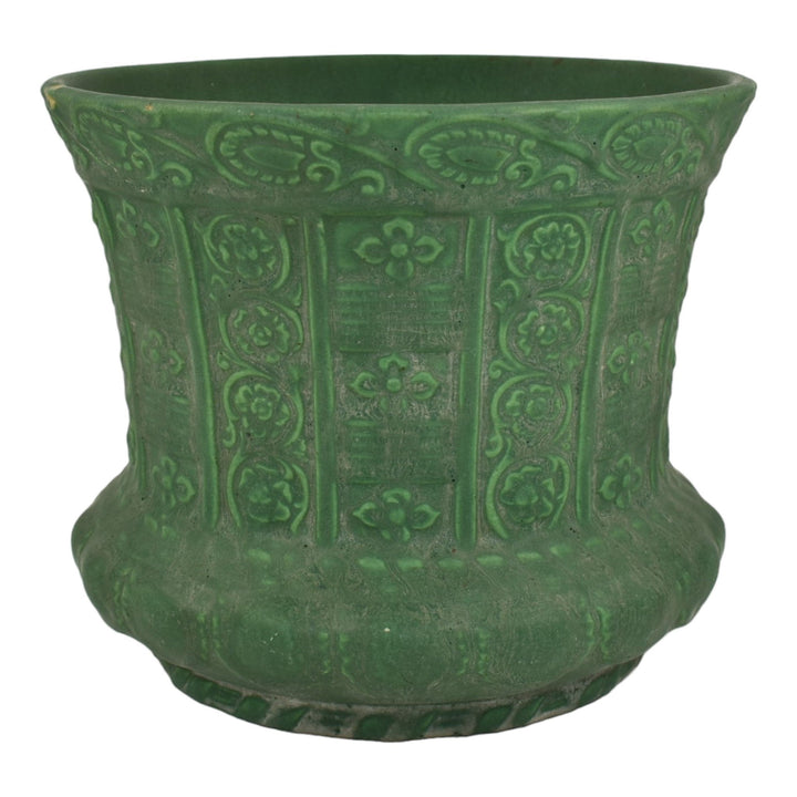 Roseville Matte Green 1907 Arts And Crafts Pottery Ceramic Jardiniere Planter