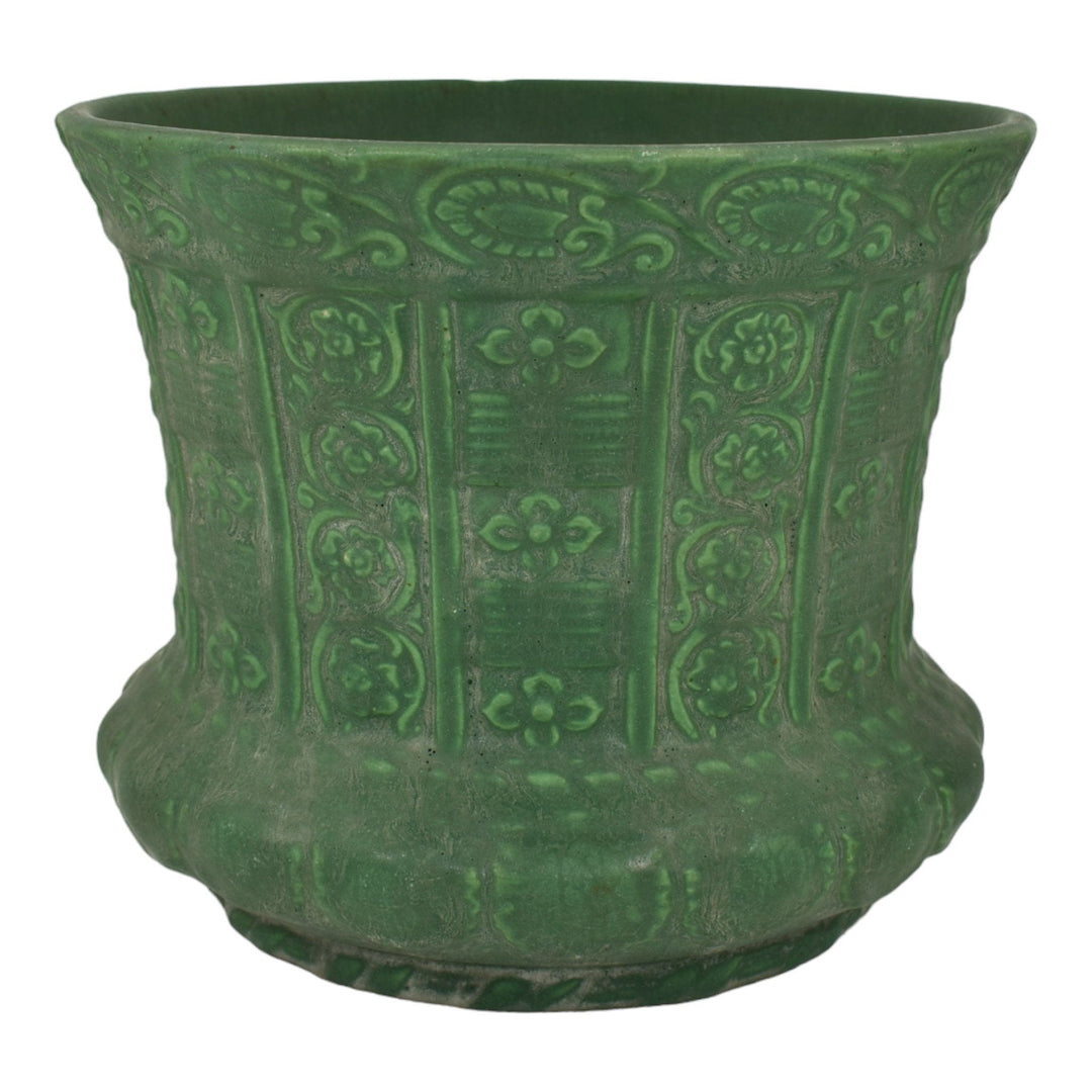 Roseville Matte Green 1907 Arts And Crafts Pottery Ceramic Jardiniere Planter