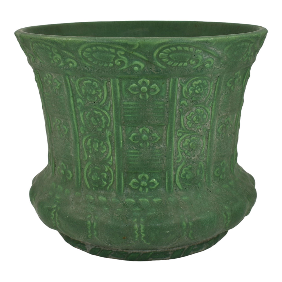 Roseville Matte Green 1907 Arts And Crafts Pottery Ceramic Jardiniere Planter