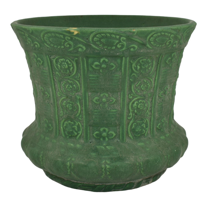 Roseville Matte Green 1907 Arts And Crafts Pottery Ceramic Jardiniere Planter