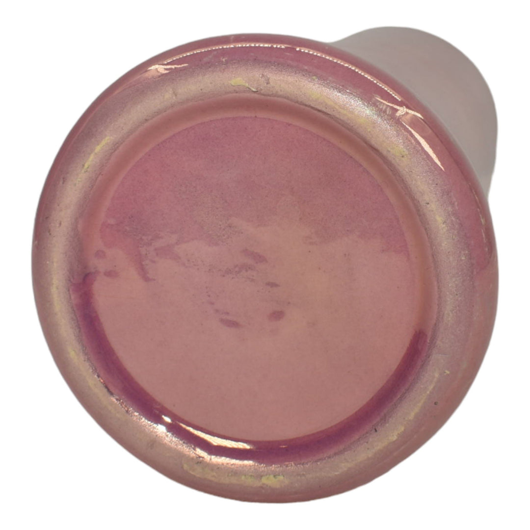 Roseville Lustre Pink 1922 Vintage Art Deco Pottery Ceramic Vase 172-9 - Just Art Pottery