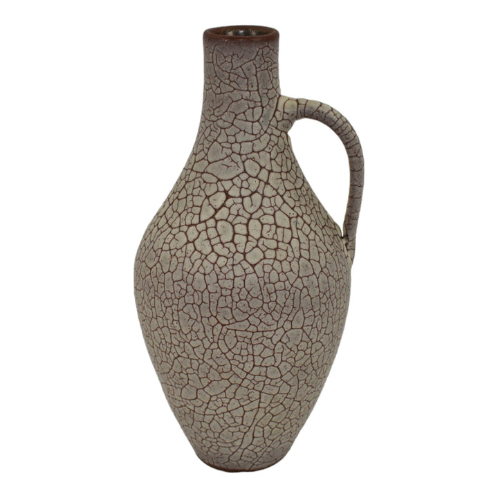 Albert Kiessling West German Mid Century Modern Pottery Lava Ceramic Pitcher