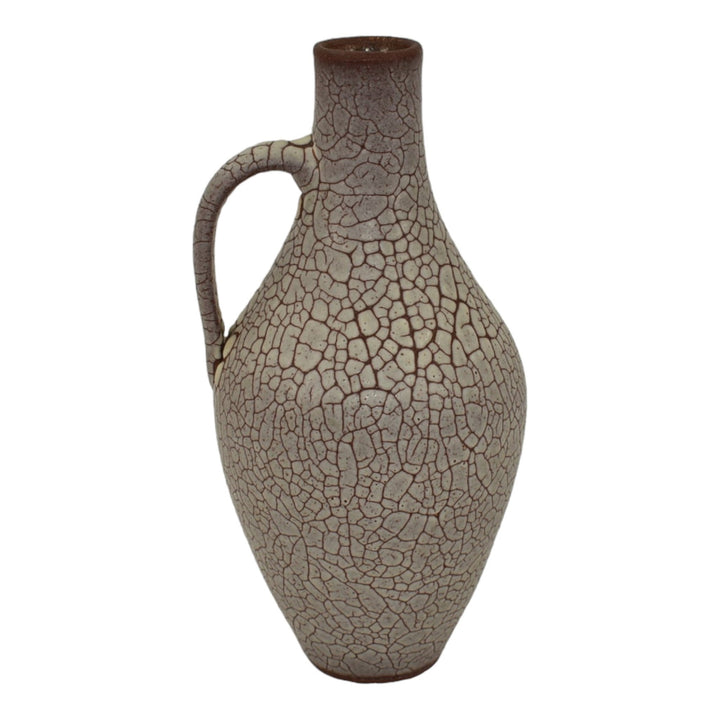 Albert Kiessling West German Mid Century Modern Pottery Lava Ceramic Pitcher