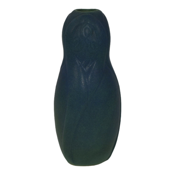 Van Briggle USA 1922-26 Vintage Art Pottery Blue Spiderwort Ceramic Vase 841 - Just Art Pottery