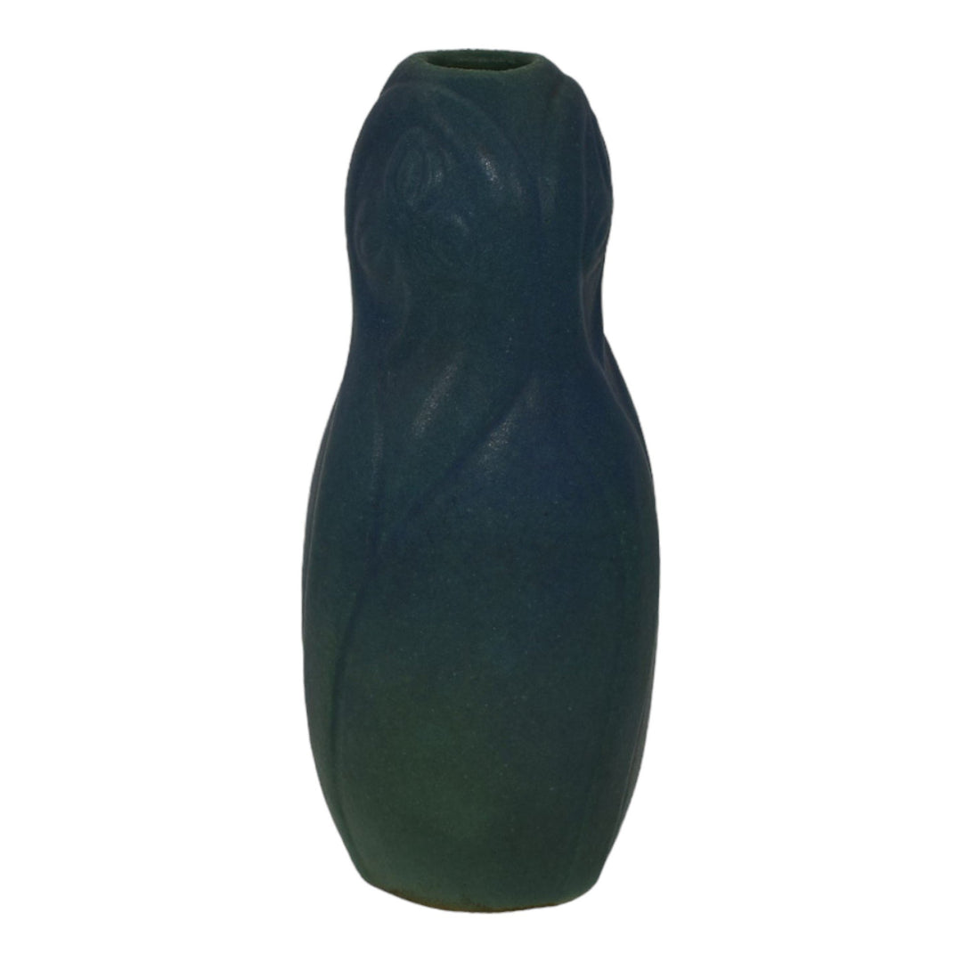 Van Briggle USA 1922-26 Vintage Art Pottery Blue Spiderwort Ceramic Vase 841 - Just Art Pottery