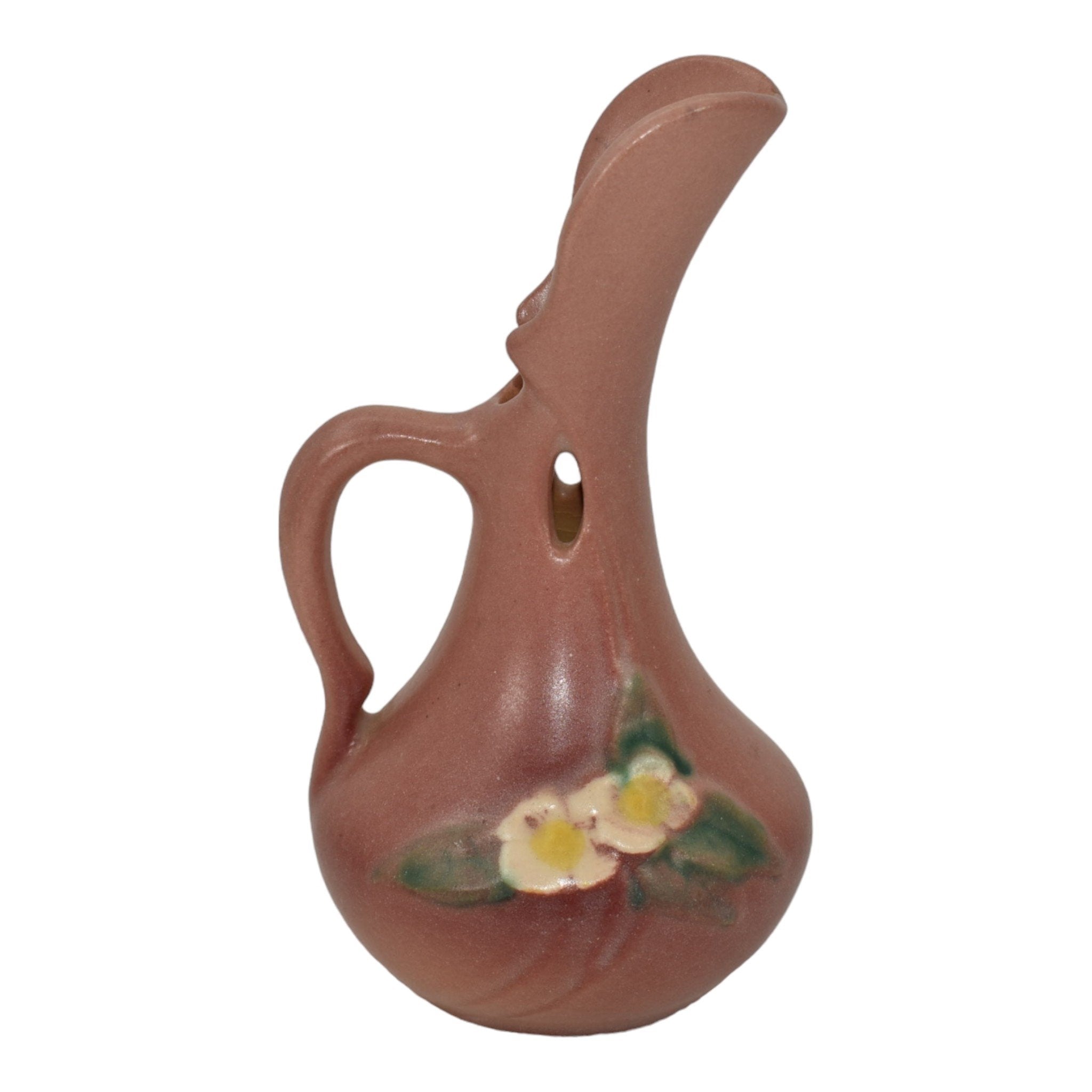 Roseville Mock Orange Pink 1950 Vintage Mid Century Modern Pottery