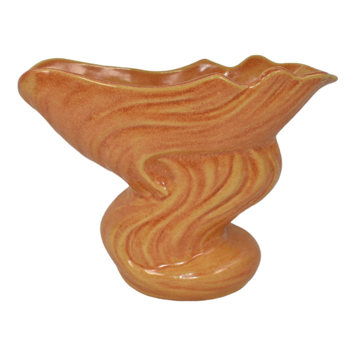 Roseville Capri Orange 1954 Mid Century Modern Pottery Ceramic Vase 580-6 - Just Art Pottery