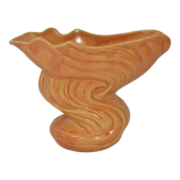 Roseville Capri Orange 1954 Mid Century Modern Pottery Ceramic Vase 580-6 - Just Art Pottery