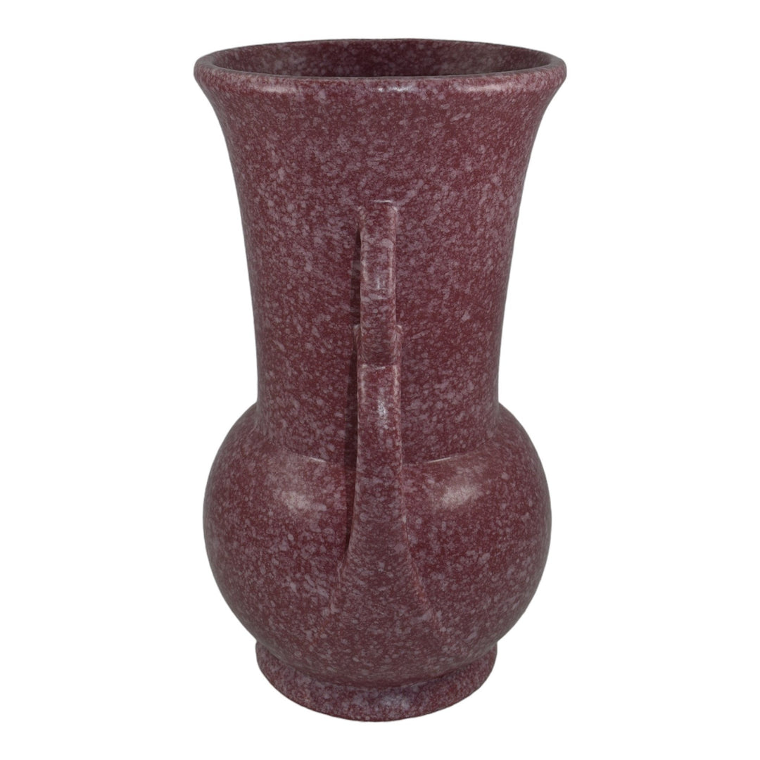 Robinson Ransbottom Ohio 1940s Vintage Art Pottery Mottled Red Ceramic Vase 181 - Just Art Pottery