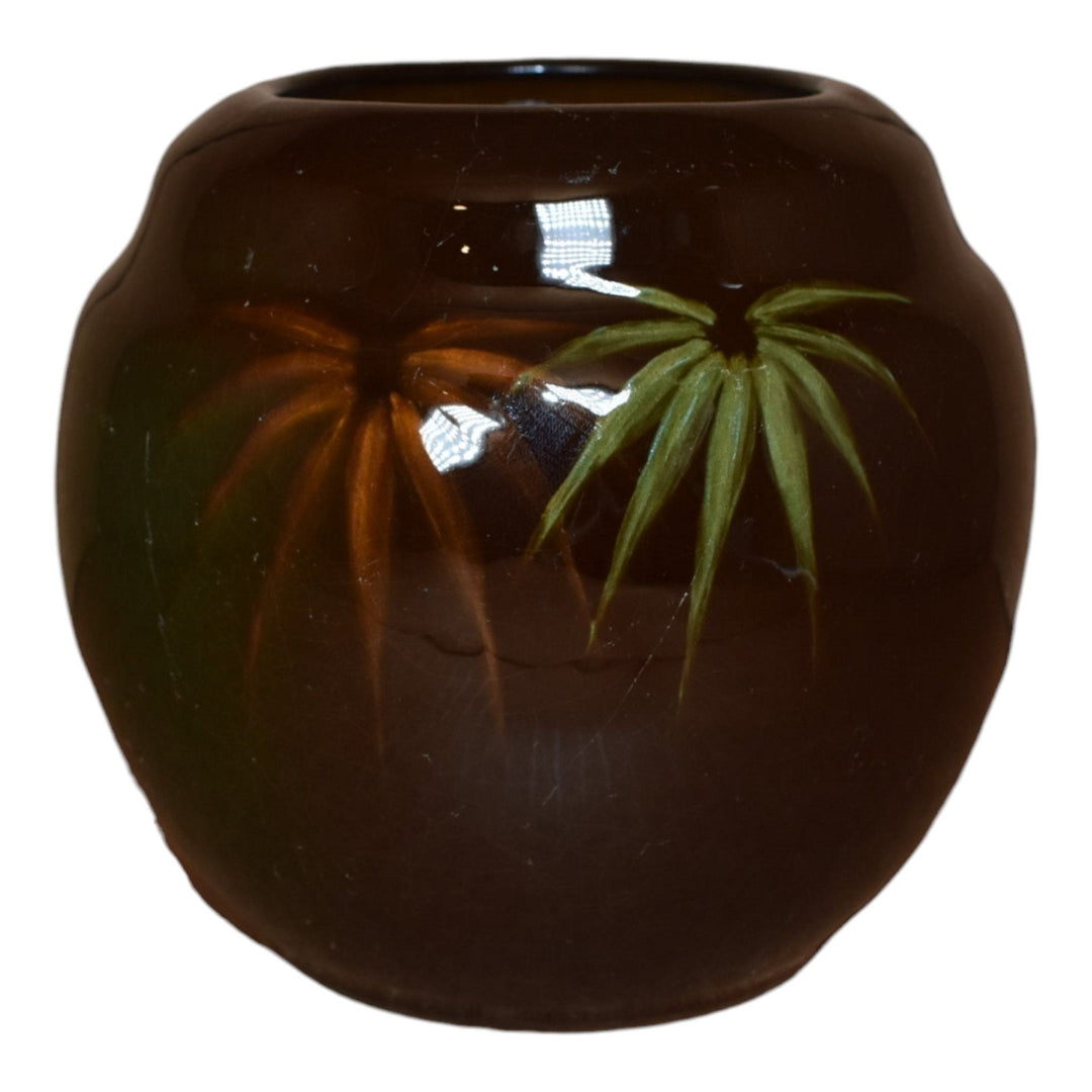 Cambridge Ohio Vintage Art Pottery Standard Glaze Palms Ceramic Vase 225