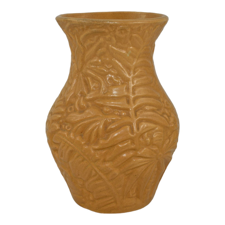 Weller Marvo 1920s Vintage Art Pottery Yellow Glaze Variant Ceramic Vase