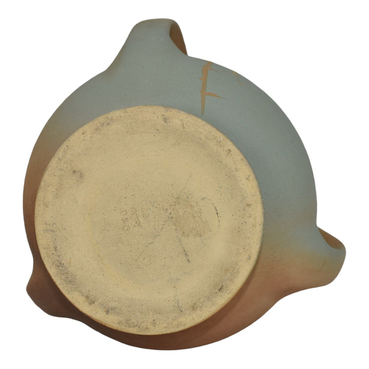 Owens Matte Utopian c1902 Vintage Art Pottery Pastel Floral Ceramic Vase 826 - Just Art Pottery