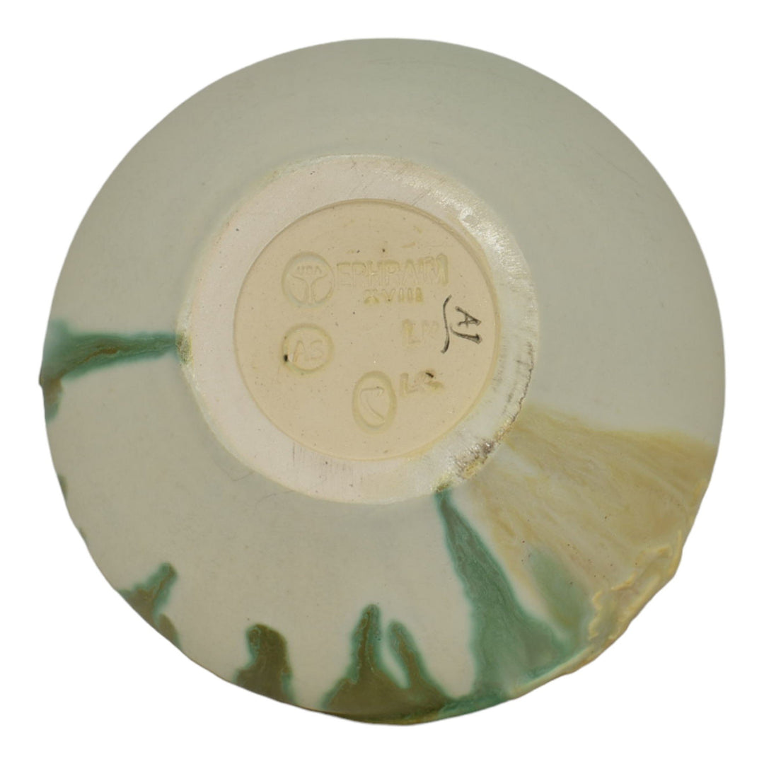 Ephraim Faience 2018 Hand Made Pottery Floral White Experimental Ceramic Vase - Just Art Pottery