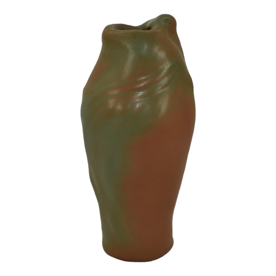 Van Briggle 1920s Vintage Art Nouveau Pottery Green Lorelei Figural Ceramic Vase