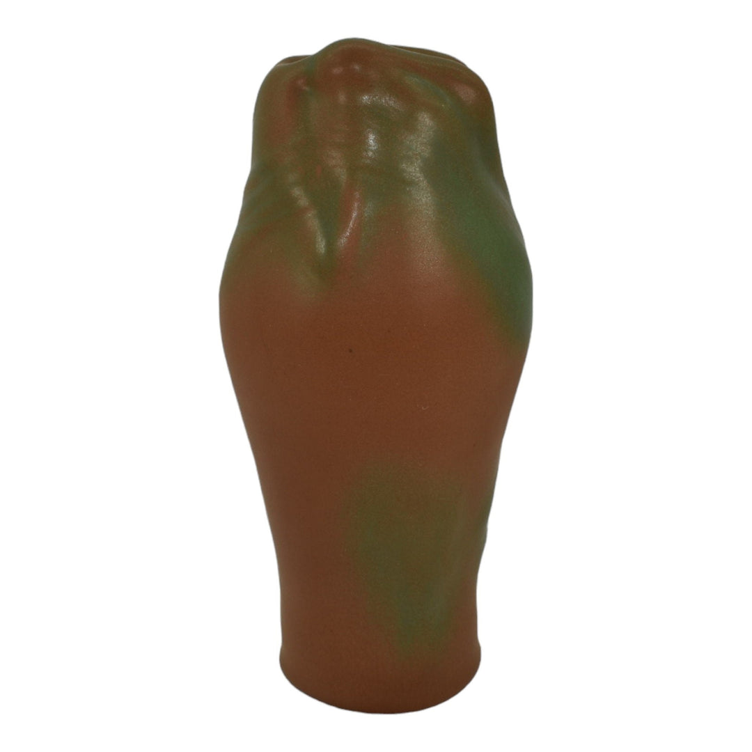 Van Briggle 1920s Vintage Art Nouveau Pottery Green Lorelei Figural Ceramic Vase