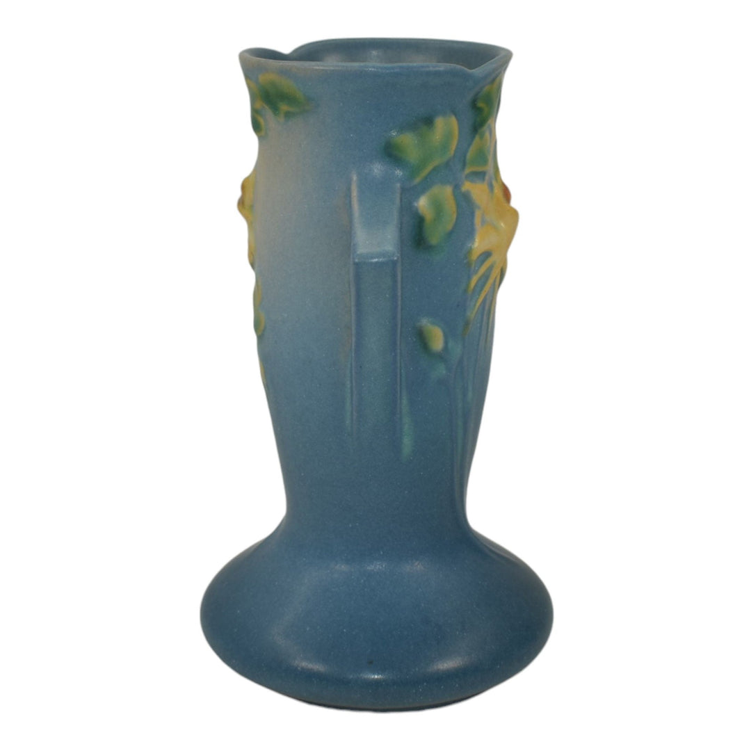 Roseville Columbine Blue 1941 Mid Century Modern Art Pottery Ceramic Vase 13-6
