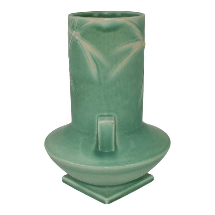 Roseville Dawn Green 1937 Vintage Art Deco Pottery Ceramic Vase 829-8