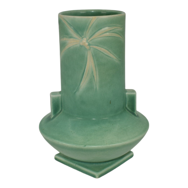 Roseville Dawn Green 1937 Vintage Art Deco Pottery Ceramic Vase 829-8