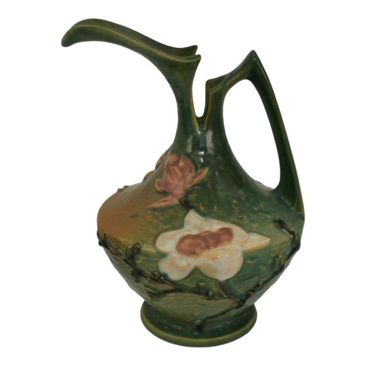 Roseville Magnolia Green 1943 Mid Century Modern Art Pottery Ceramic Ewer 14-10