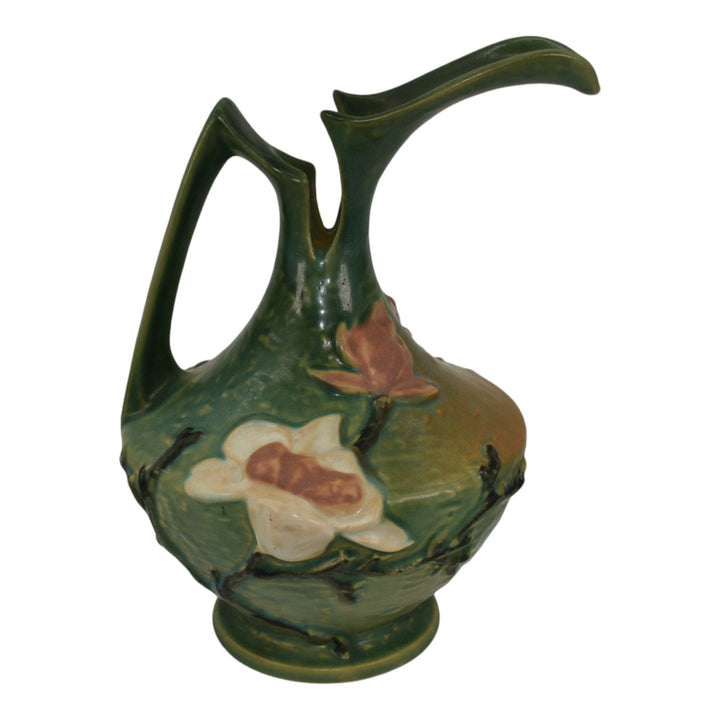 Roseville Magnolia Green 1943 Mid Century Modern Art Pottery Ceramic Ewer 14-10