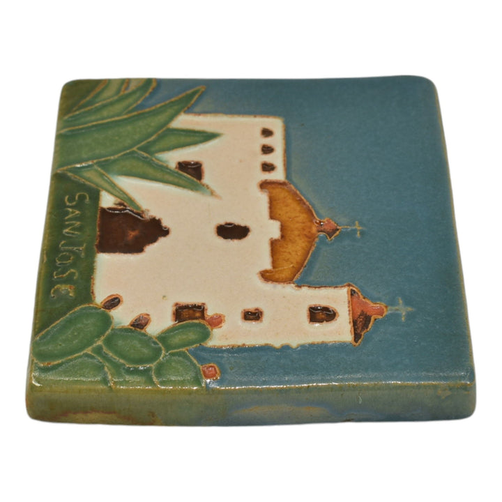 San Jose Mission San Antonio Texas Arts and Crafts Pottery Church Abode Tile